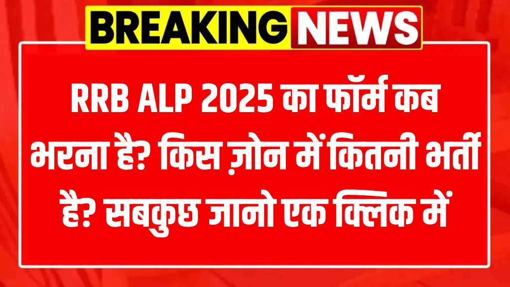 RRB ALP Recruitment 2025